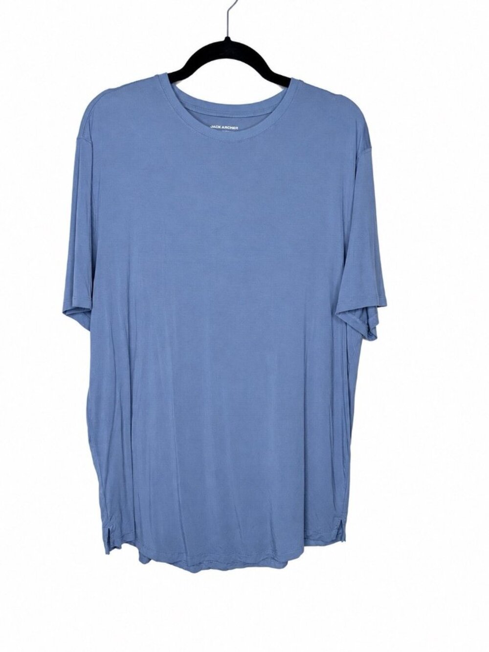 Jack Archer Performance Shirt XL Blue Short Sleeve Modal Blend Stretch Soft 1D